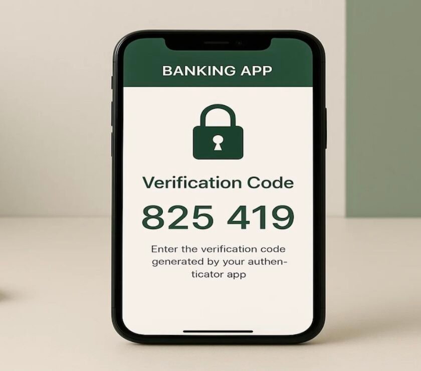 Smartphone showing secure banking login and FDIC-insured no-fee account protection – PersonalOne finance guide