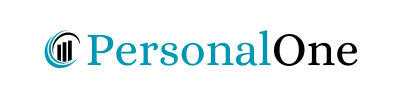 PersonalOne Finance company business logo