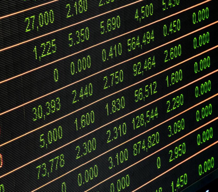 numbers on monitor