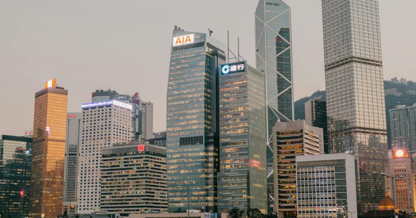 skyscrapers in hong kong
