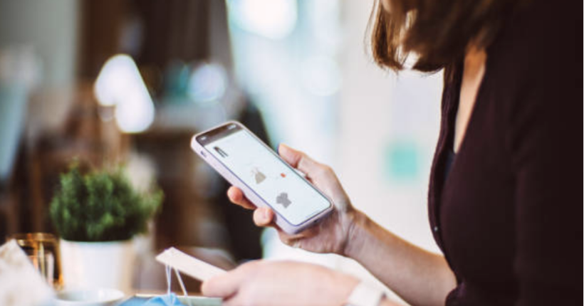 Person analyzing Buy Now Pay Later payment options on smartphone.