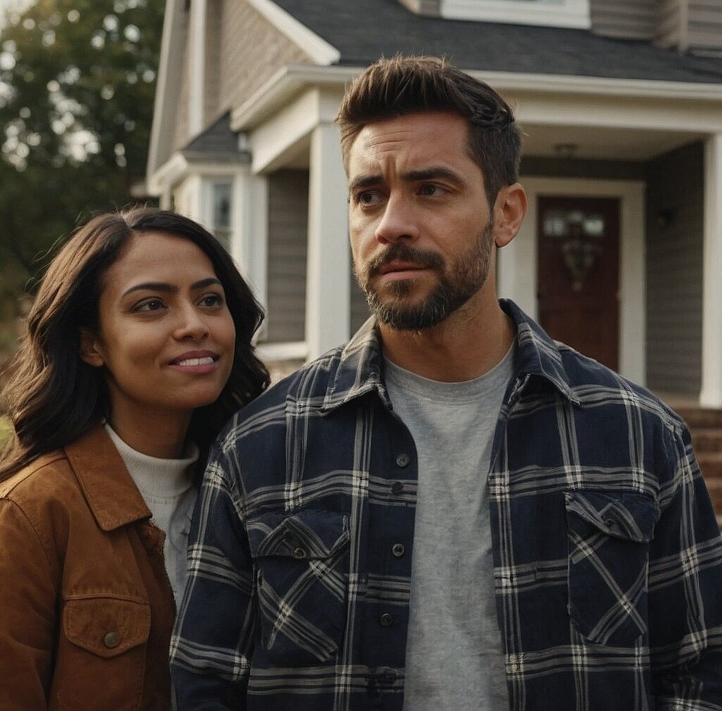 A couple looking for a home loan.