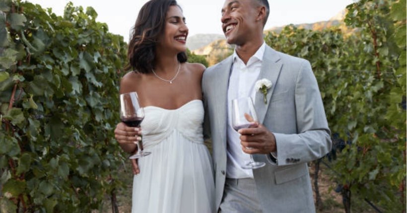 Young adults getting married and planning retirement savings strategies
