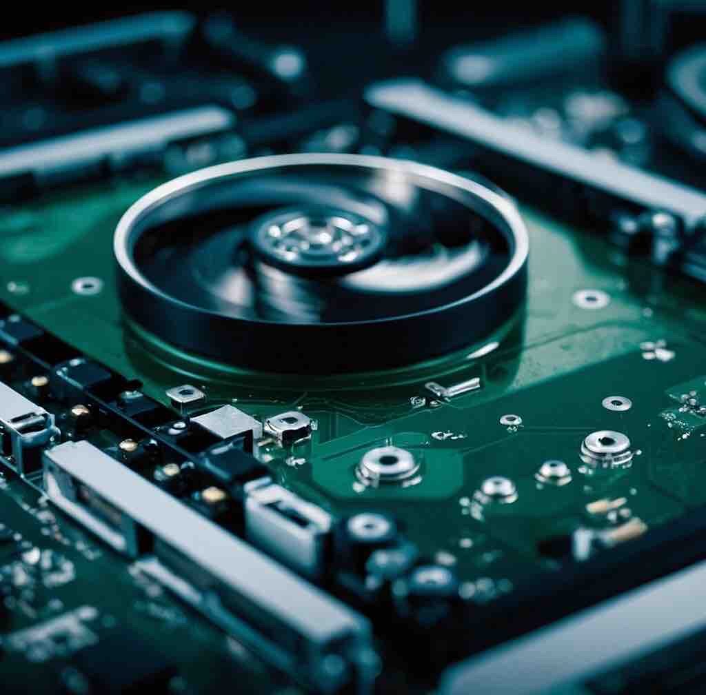 image of seagate technologic chip on display.