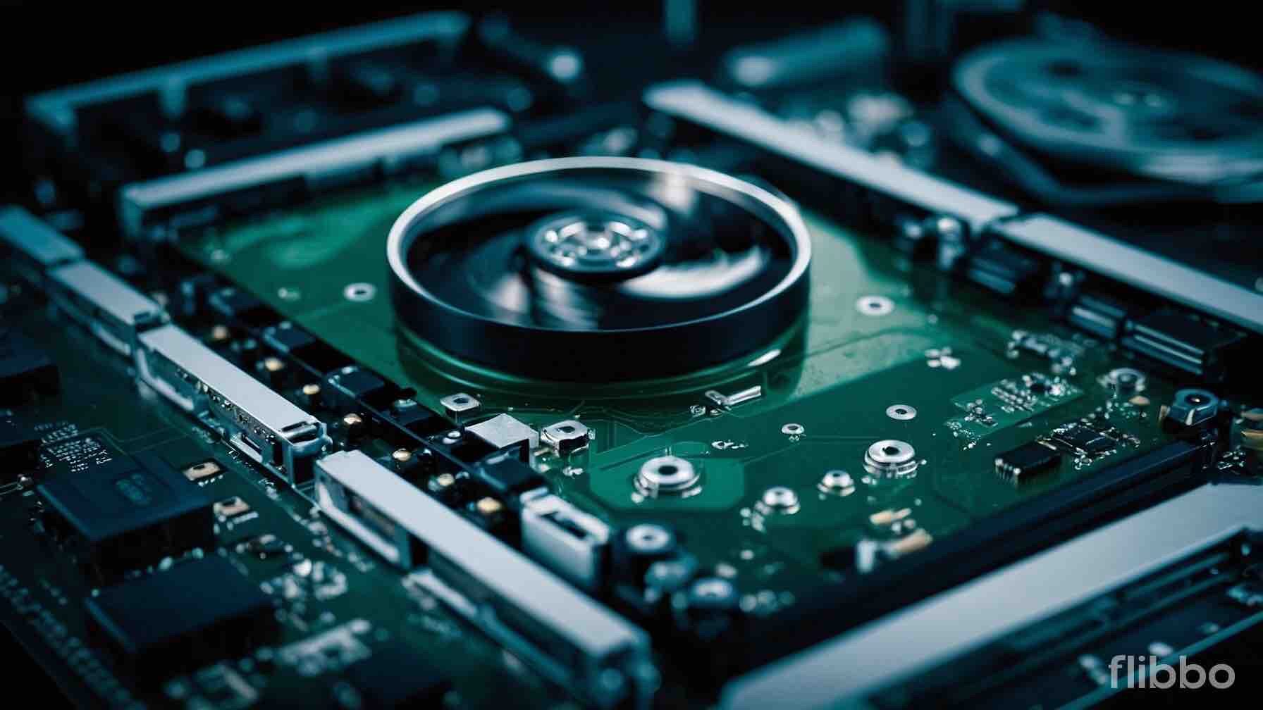 image of seagate technologic chip on display.
