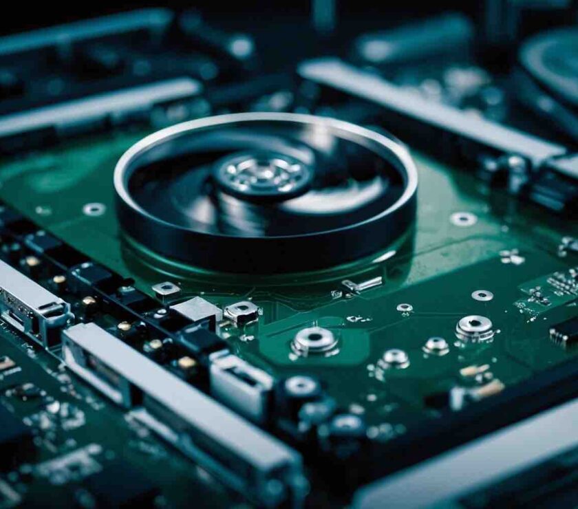 image of seagate technologic chip on display.