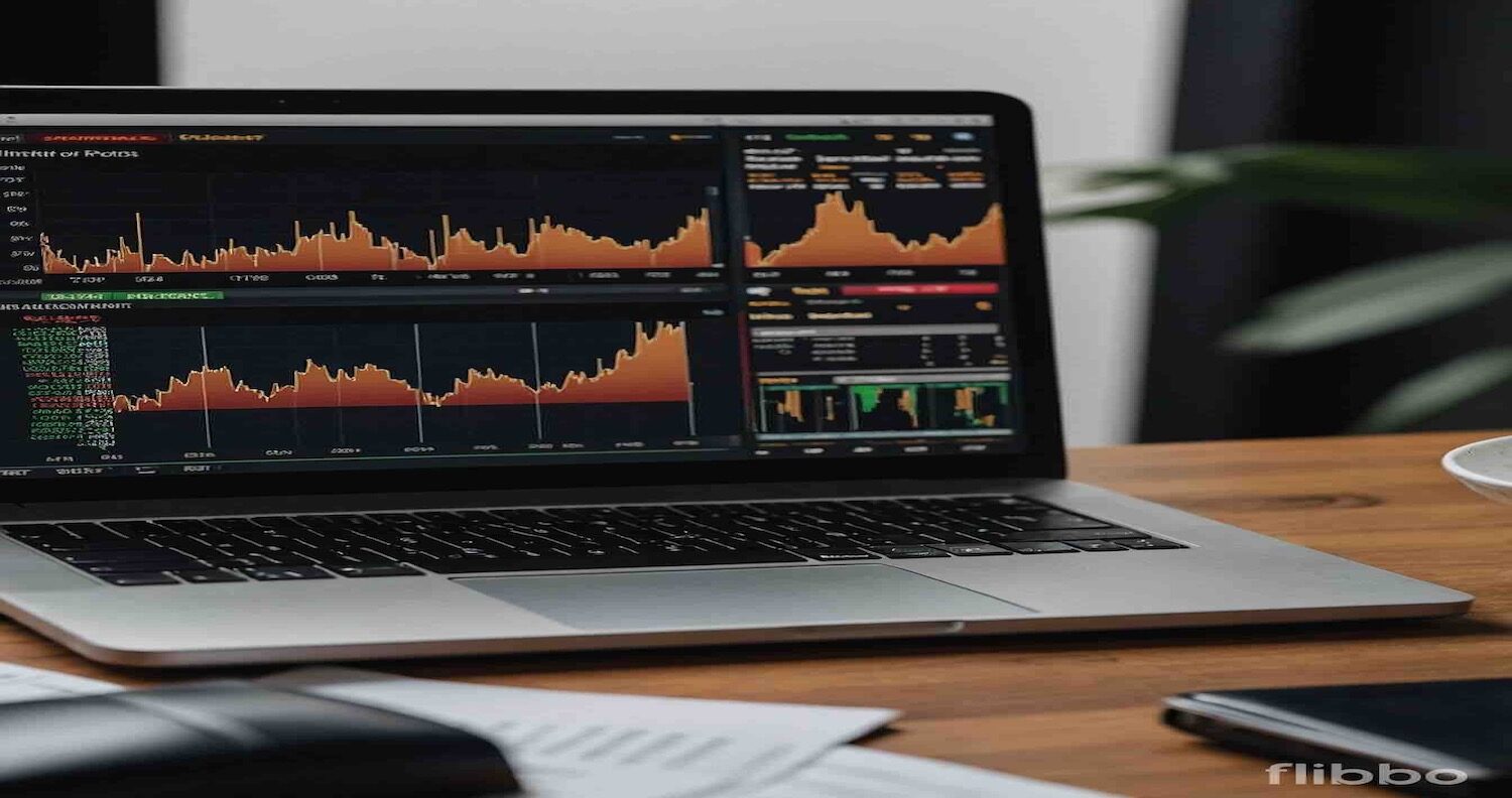 A person analyzing their investment portfolio on a laptop.