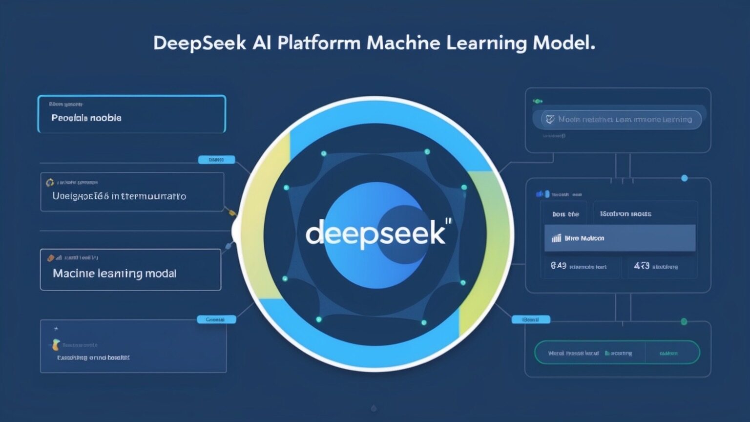 DeepSeek AI platform interface showing machine learning model performance metrics.
