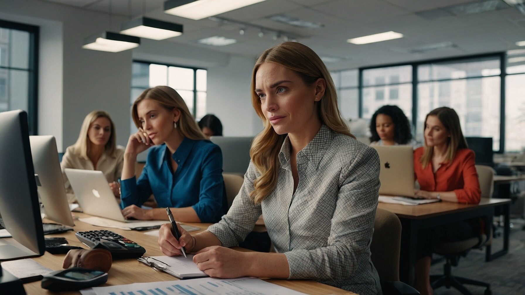 Women in a one-day class mastering personal finance.