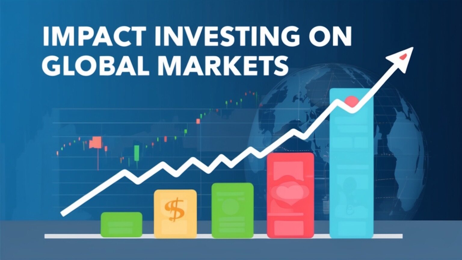 A graph highlighting the rise of impact investing in global financial markets.