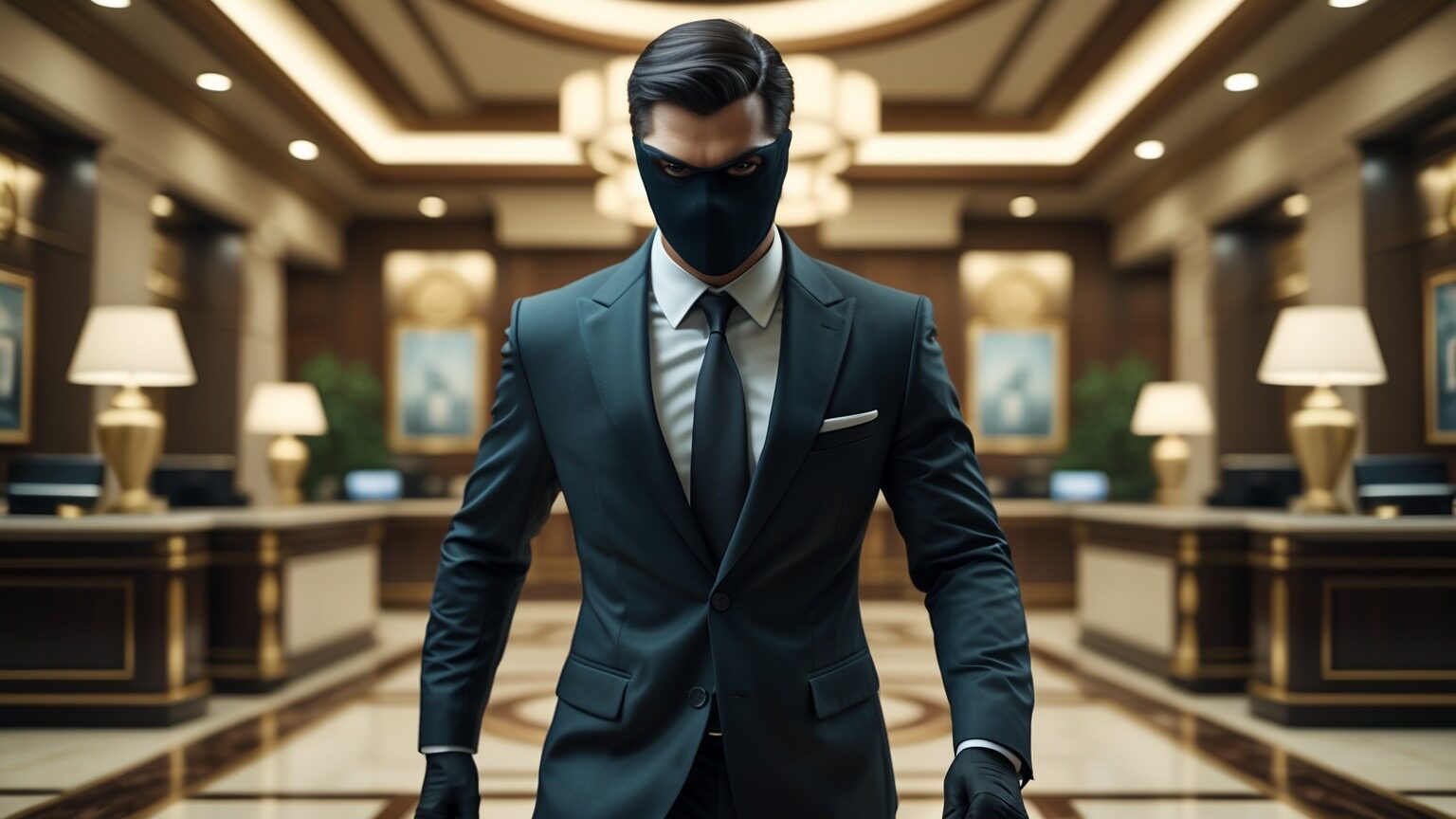 Banker inside office when you go to discuss hidden banking fees.
