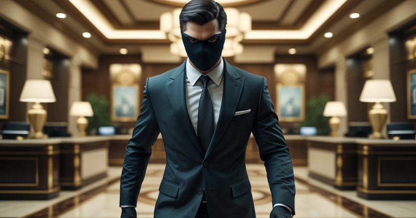 Banker inside office when you go to discuss hidden banking fees.