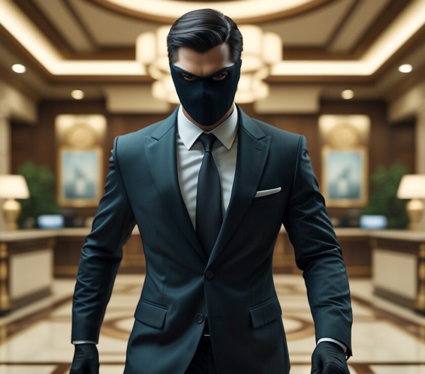 Banker inside office when you go to discuss hidden banking fees.