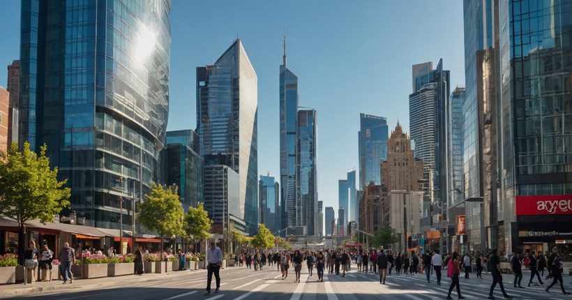 New York City landscape displaying large invest in real estate concerns.