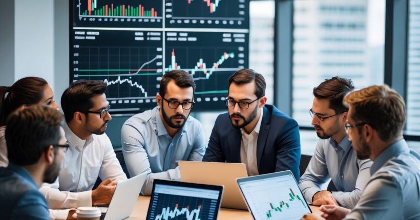 company discussing investing apps Robinhood, SoFi, Acorns, Public, and Webull