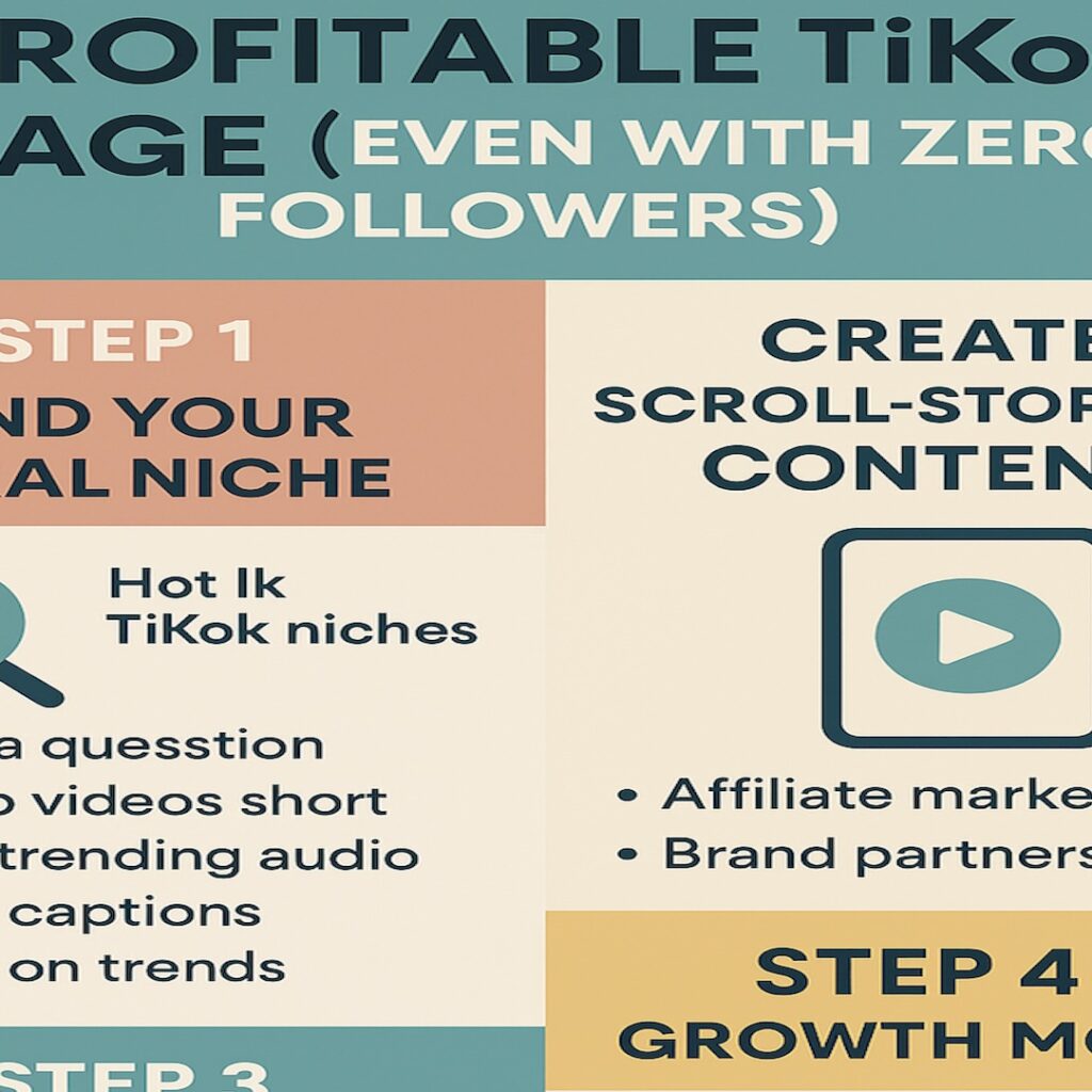 grow a money-making TikTok page