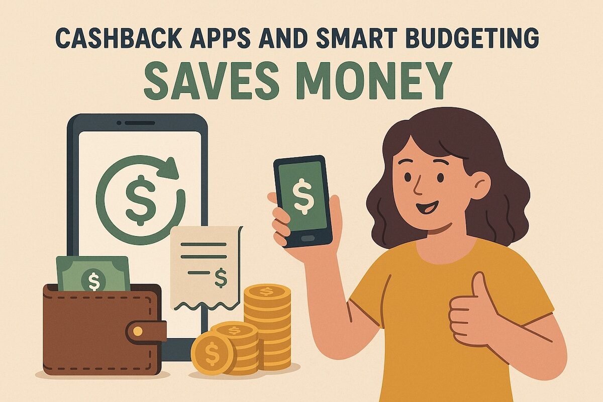 Using Cashback Apps and Smart Budgeting saves money