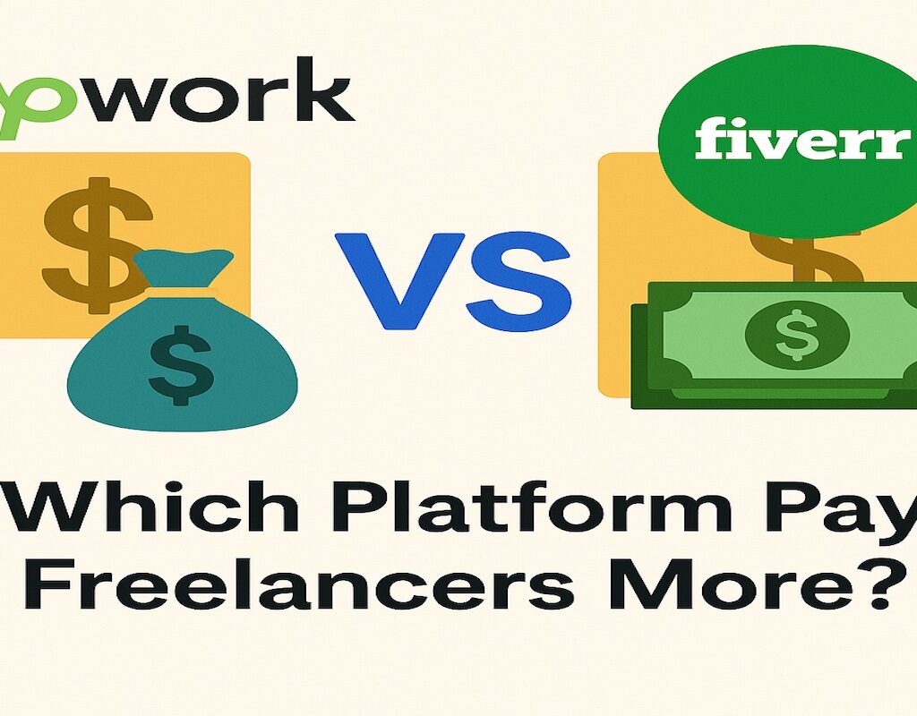 Upwork vs Fiverr pays freelancers more