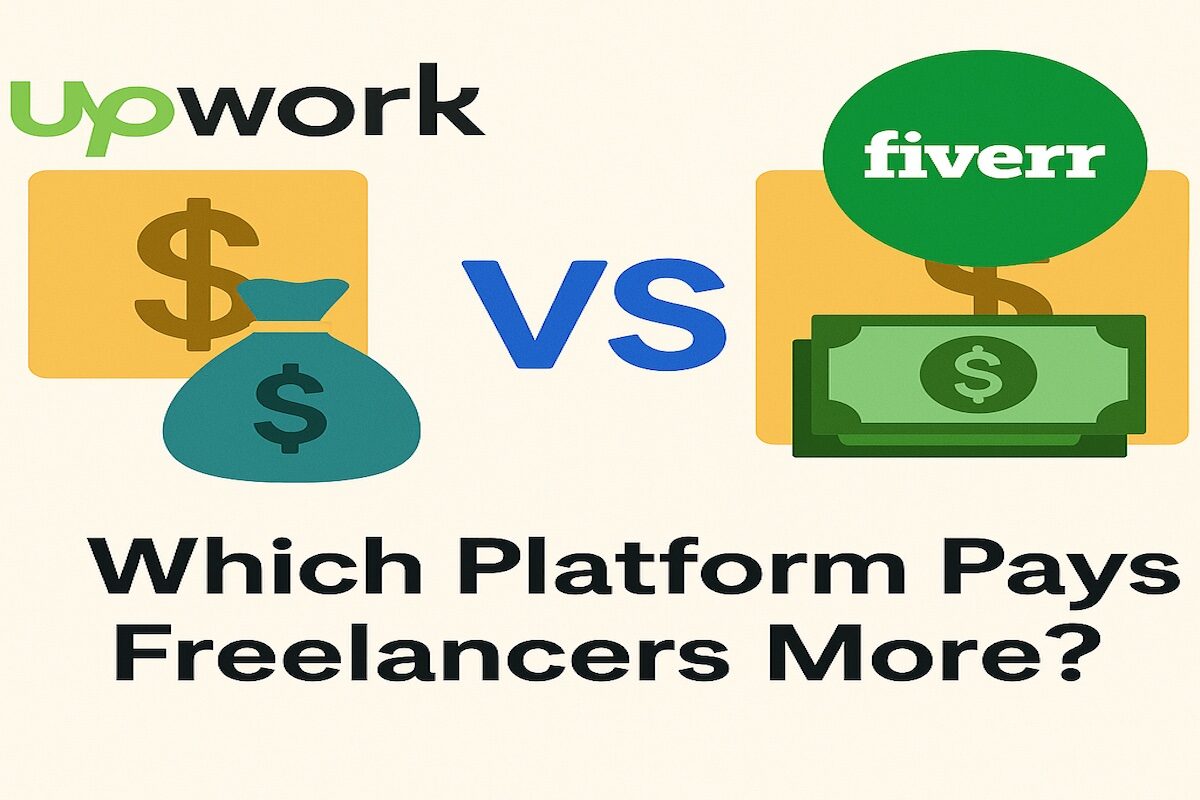 Upwork vs Fiverr pays freelancers more