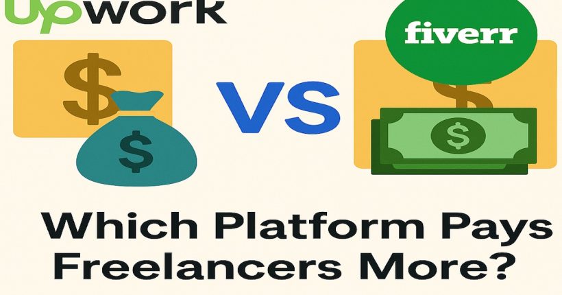Upwork vs Fiverr pays freelancers more