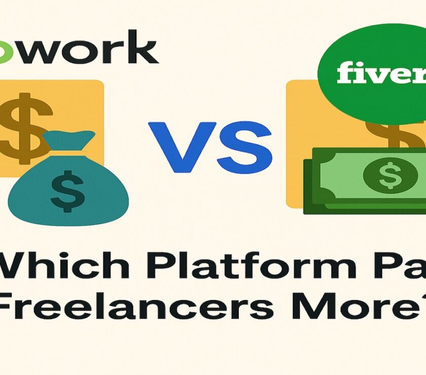 Upwork vs Fiverr pays freelancers more