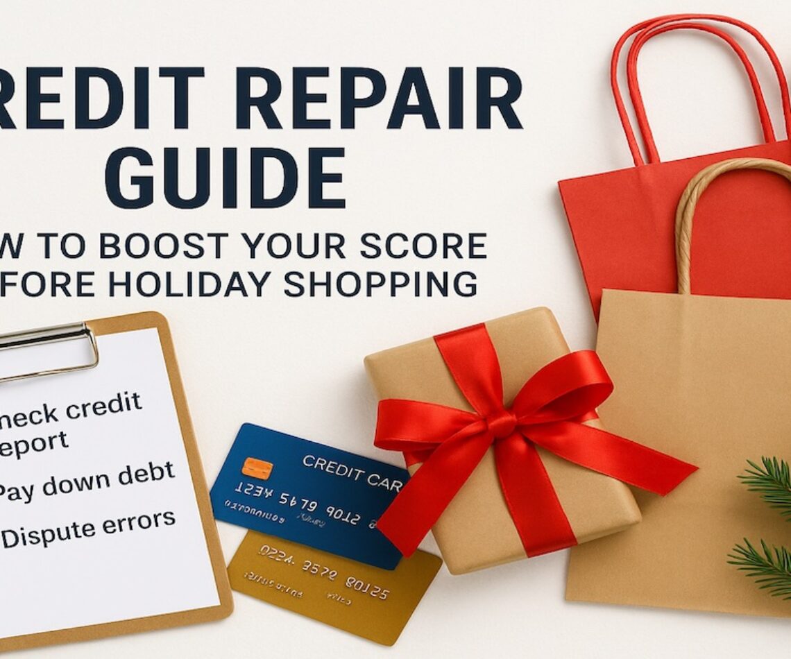 Credit repair guide holiday shopping tips