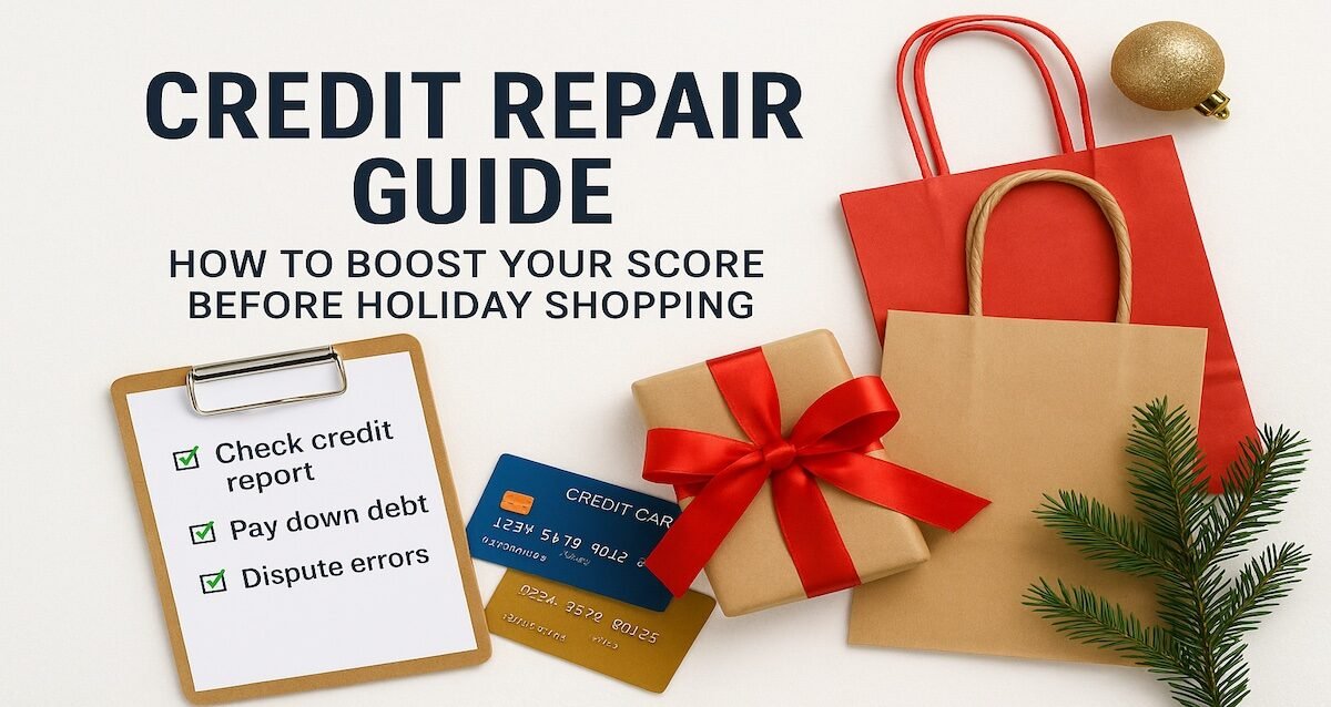 Credit repair guide holiday shopping tips