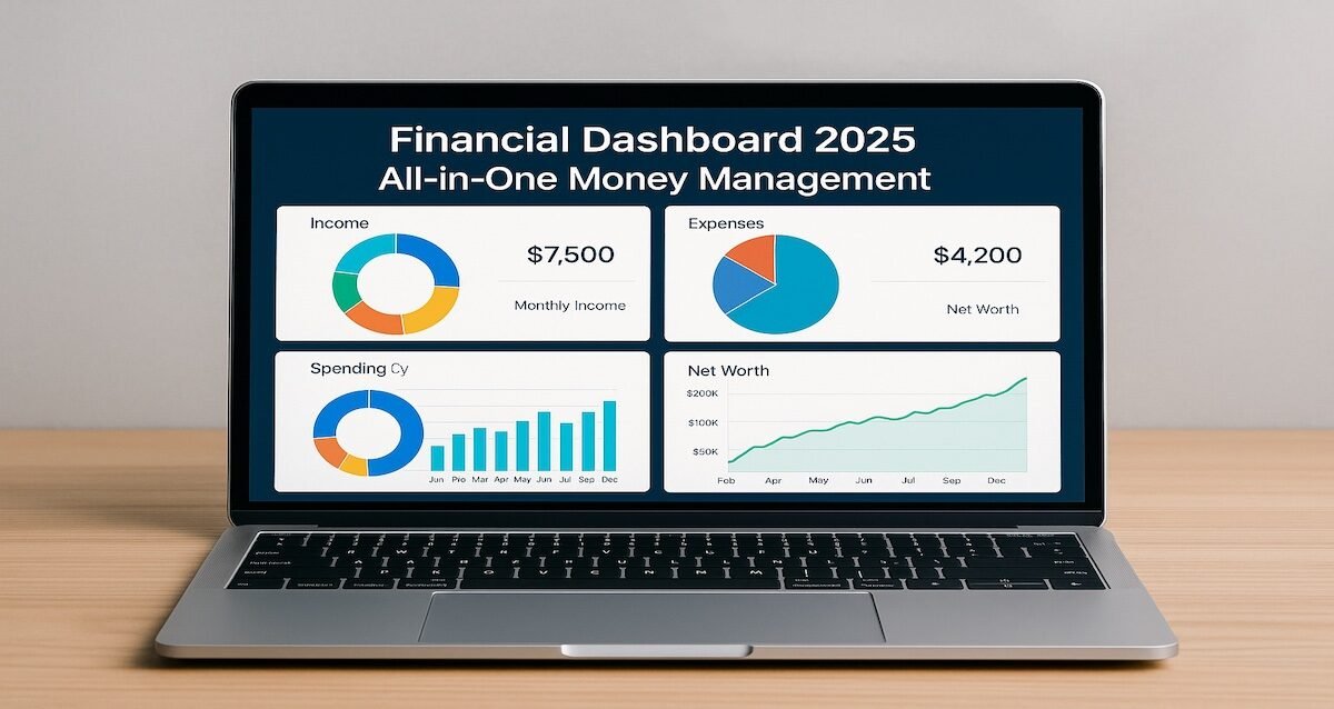 inancial dashboard 2025 tracking spending and investments