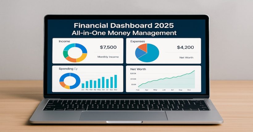 inancial dashboard 2025 tracking spending and investments
