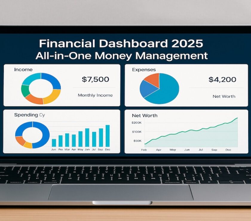 inancial dashboard 2025 tracking spending and investments