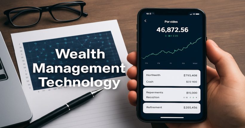 Wealth management technology with AI and apps reshaping personal finance for Millennials and Gen Z