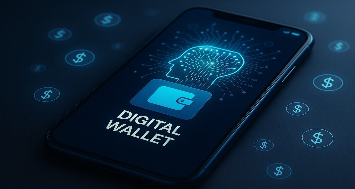 AI in finance budgeting app on smartphone screen showing smart money tools 2025