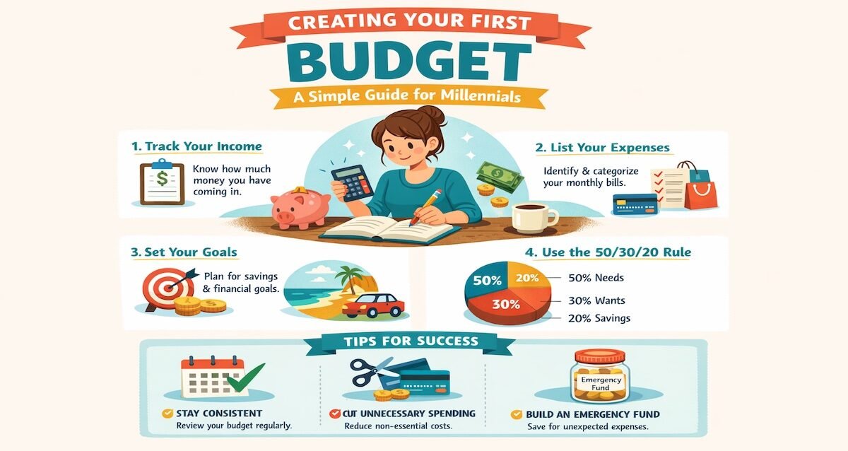 creating your first millennial budget with savings