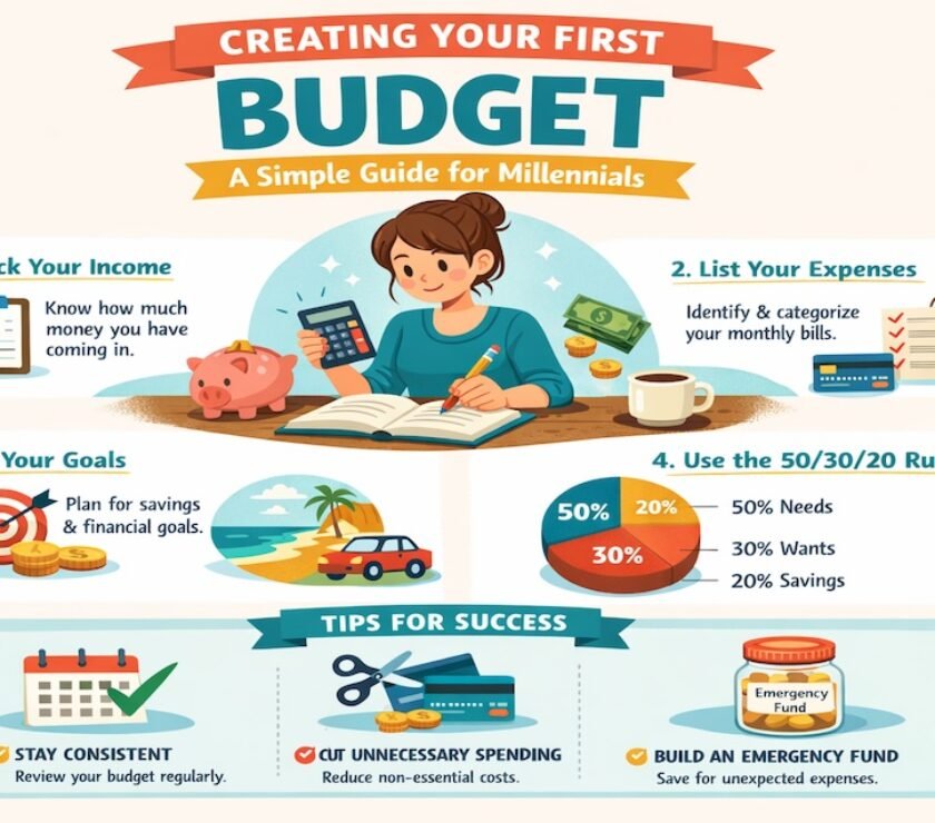 creating your first millennial budget with savings