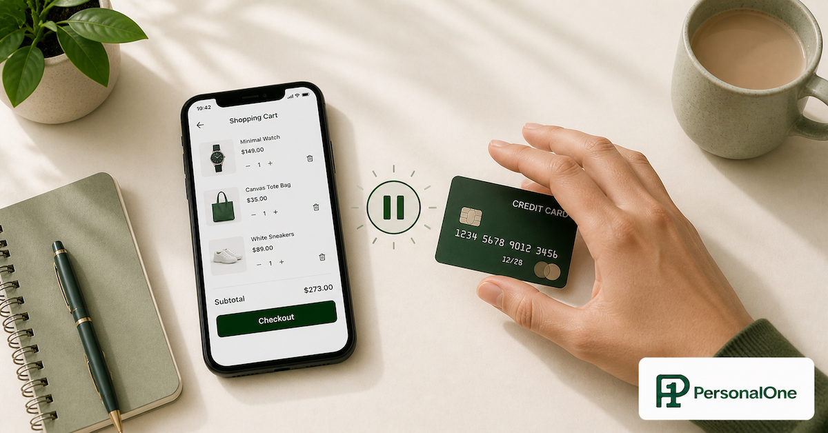 stop impulse spending by pausing before making online purchases