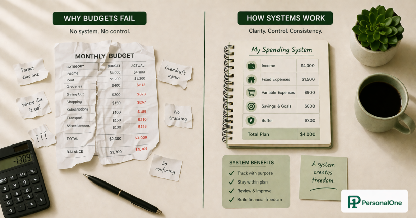 why budgeting fails without spending control system in place